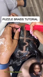 Puzzle 🧩🧩🧩 braids tutorial #puzzlebraids #reelsviralシ #reelschallenge #hairtransformation #hairinspo #trend #hairstylist #womenhairstyle | Esty hairstyles tutorials and lifestyle