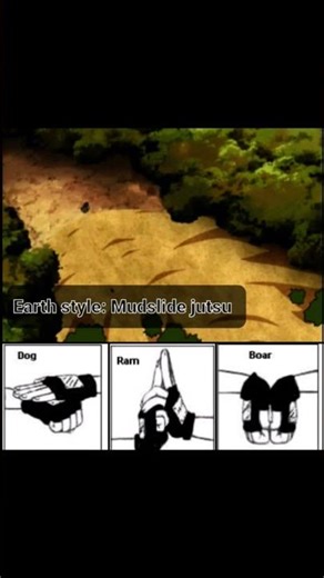 earth style : mudslide jutsu hand sign