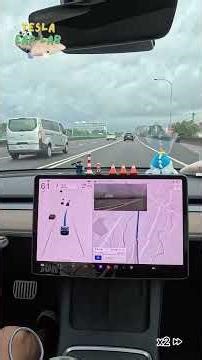 差點下錯交流道！特斯拉自動駕駛「神救援」，強制連切兩道，硬是把我拉回國道2號正途！