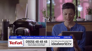 Looking for an easier way to make quick, delicious dishes? Let us introduce the Tefal Cook4Me connect Multicooker with an extra 3 insulated dishes. Pay only £47.52 for 4 months with flexi-pay: http://bit.ly/2ATlBSv | Ideal World