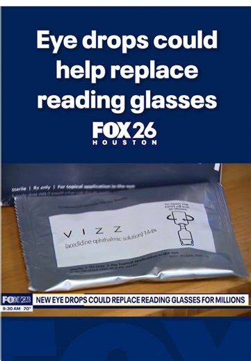 Vizz is a recently FDA approved eye drop that can help people who struggle with near vision.