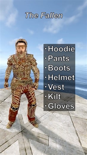 Rust The Fallen Armor Set