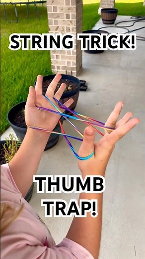 SHOWING YOU THE COOLEST STRING TRICK! #kidslearning
