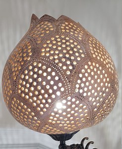 Gourd Light ,gourd Lantern ,gourd Lamp Shade With Clear Beads Design (X-16) - Etsy