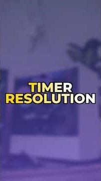 Timer Resolution: Is Your PC's Clock Ticking Too Slowly? #Shorts