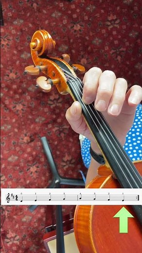 Violin Notes on the D string - learn to play the violin super fast! #shorts
