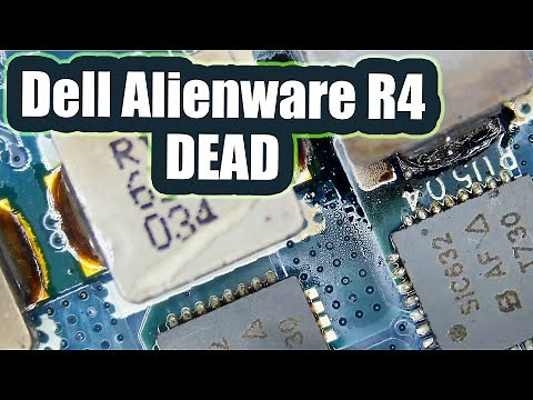 Dell Alienware R4 17" Motherboard shorted out. No power. Can we save it?