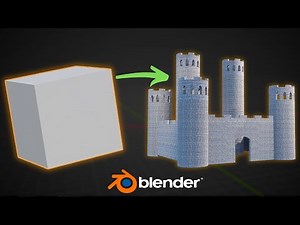 Create a Castle in Blender in 1 Minute!