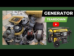 HOW TO REPAIR SMALL GENERATOR ENGINE|HOW TO RESTORE ABADONED GENERATOR,COMPLETE TEAR DOWN PT 1/3