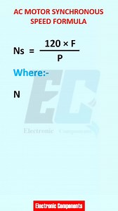 AC motor synchronous speed formula #reelstrending #reelsviralシ #reelsvideoシ #reelsfbシ #electronic #electrohouse #Electric #reelsvideos #electrician #electronicmusic #reelsviral #electronics #reelsfb #electricianlife #electrical #electricalengineering #electricalengineeringjobs | 𝐄𝐥𝐞𝐜𝐭𝐫𝐨𝐧𝐢𝐜 𝐂𝐨𝐦𝐩𝐨𝐧𝐞𝐧𝐭𝐬