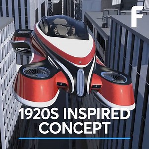 3.4M views · 51K reactions | The hover coupé: retro inspiration, futuristic design. | Futurism | Facebook