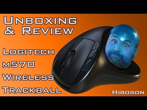 Logitech m570 Wireless Trackball - Unboxing & Review