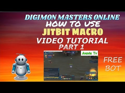 DIGIMON MASTERS ONLINE HOW TO USE JITBIT MACRO VIDEO TUTORIAL PART 1