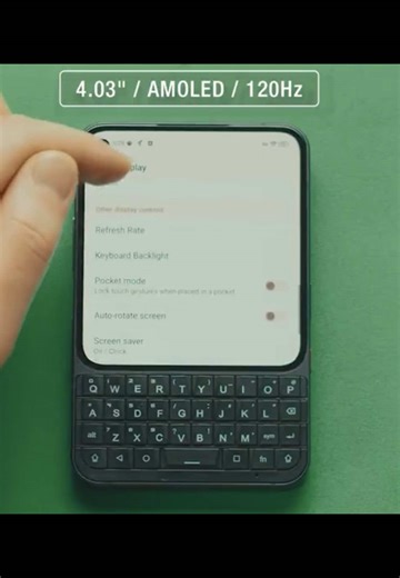 Unihertz Titan 2 Elite: 120Hz AMOLED Display Features