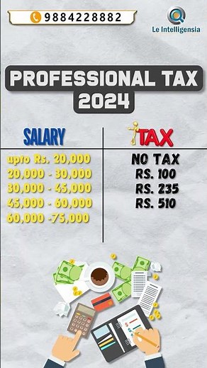 What is Professional Tax and How to Deduct from Salary? #professionaltax #tax