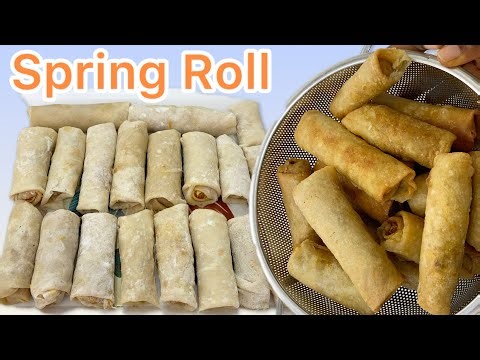 How to Make Spring Rolls | Easy and Crunchy Homemade Recipe