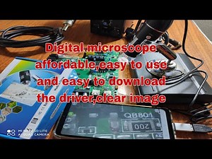 How to used digital microscope and download driver