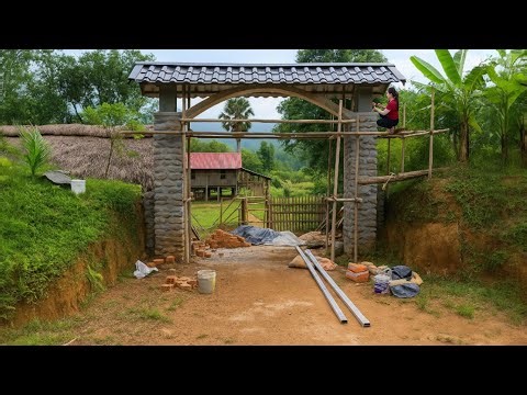 Build an Awesome Farm Gate for an Unbelievable Cost - How to Roof and Finish an Iron Door