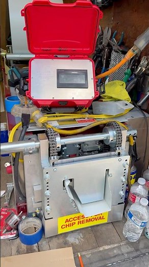 First Gutter Run with Smart Computer: Automated Gutter Machine Demo #Shorts #GutterTech