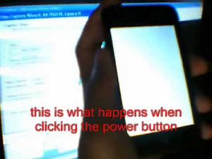 ipod touch white screen problem