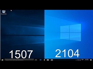 Evolution Of Windows 10 Version (1507-21H1)