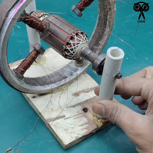 775K views · 9.7K reactions | i make infinity energy generator with drill machine coil and permanet magnet | Creative Own | Facebook