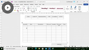 Using tables in Word 365 - Word Microsoft 365 (2021) - INTERMEDIATE - Skillsoft