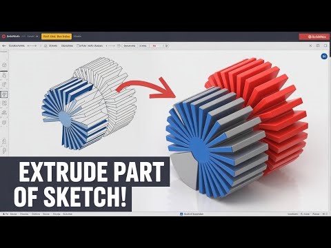 SolidWorks Tutorial: How to Extrude Part of a Sketch | Step-by-Step Guide