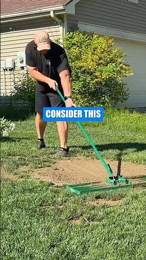 Why Topsoil Beats Sand for Leveling Lawns #shorts