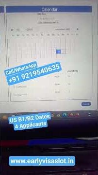 B1B2 Visa Slots #usa #usvisa #usvisaslots #b1b2visa