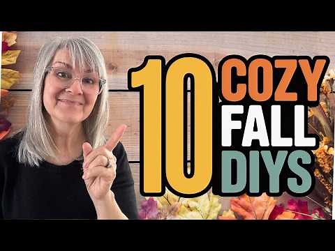 10 Cozy DIYs from Thrifted Finds | Beautiful Fall & Autumn Upcycles