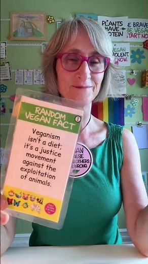 During our live stream today we learned that veganism is NOT a diet.