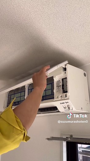 三菱エアコンの分解とクリーニング方法