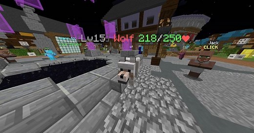 How to find wolves in Minecraft Hypixel Skyblock