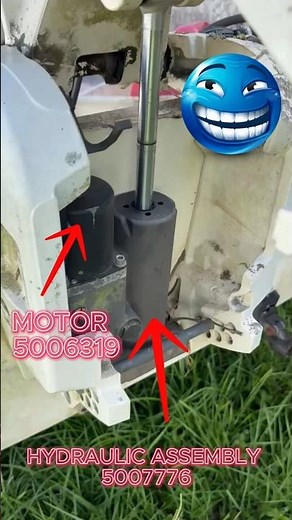 Evinrude 90 hp etec outboard boat motor tilt trim unit 500776