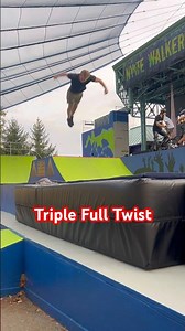 TRIPLE FULL TWIST BACKFLIP 🤯 Acrobatics Circus Gymnast Training