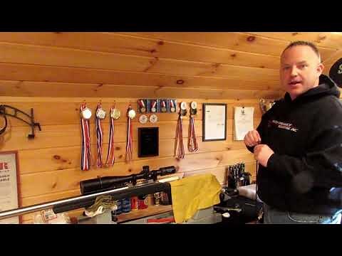 The correct way to clean a rifle barrel