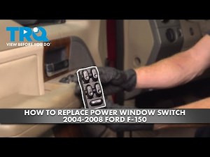 How to Replace Power Window Switch 2004-2008 Ford F-150