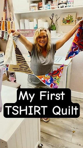 T-Shirt Rag Quilt - Teaching a Beginner