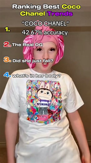 Ranking Coco Chanel dance trend #dance #trend #tyla #chanel #cocochanel