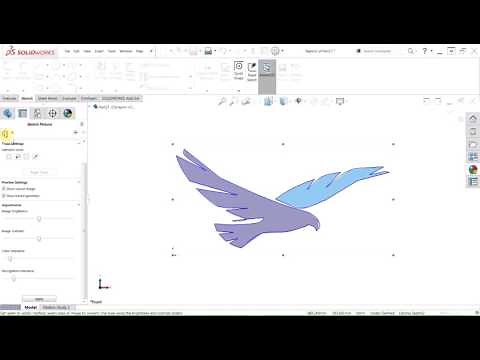 Using Autotrace in SOLIDWORKS