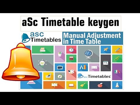 aSc time table with keygen