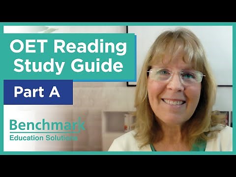 OET Reading Part A Study Guide - Master Class with Sample Reading Test (PDF Download)!