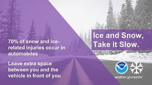 11 reactions | Winter driving can be hazardous. One simple way to keep yourself and everyone on the road safe is to slow down. Remember, “Ice and snow, take it slow”. Learn more at weather.gov/winter #WinterSafety | U.S. National Weather Service (NWS) | Facebook