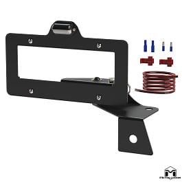 JL Wrangler Rear Bumper License Plate Mount