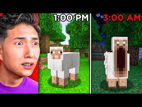 Minecraft Becomes SCARY at Night..