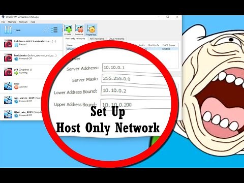Virtualbox - Setup a Host-Only Network