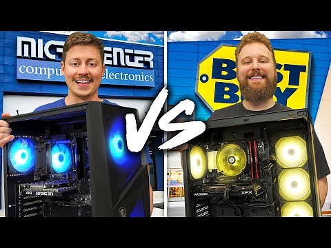 MICROCENTER vs BESTBUY Prebuilt Gaming PC Challenge