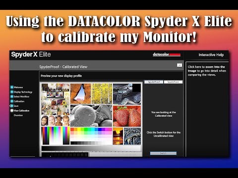 Using the DATACOLOR Spyder X Elite to calibrate my Monitor
