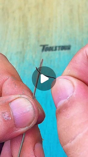 Toolstour Studio on Instagram: "How to thread a Needle easily! #toolstour #repairtips #needle #threadneedle"